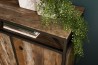 Buffet marron 3 portes en teck recyclé