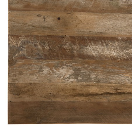 Table basse carrée SIXTINE 100x100cm Teck et Acacia Recyclé