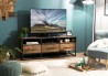 SIXTINE Brown TV Stand with 3 Compartments and 3 Drawers