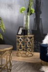 Table d'appoint JOHAN en aluminium doré