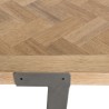 CARLA Dining Table 220x100cm Wood and Metal