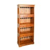 API Brown 6-drawer Teak Wood Bookcase