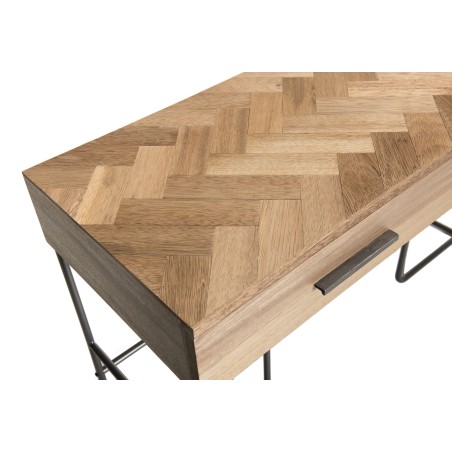 CARLA - Teak Wood Desk with 2 Drawers