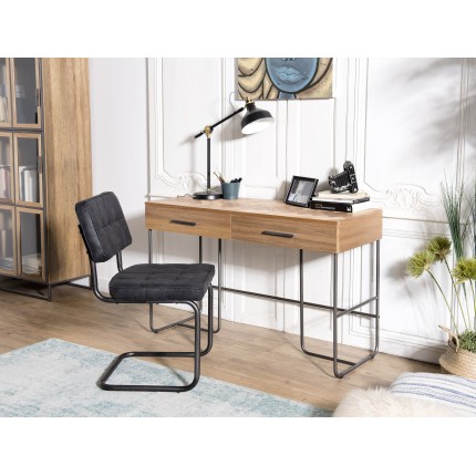 CARLA - Teak Wood Desk with 2 Drawers