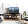 Meuble TV CARLA - Bois Teck et Métal