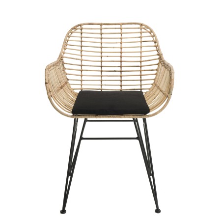 Fauteuil rotin naturel CAMILLE - Long Island