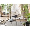 Fauteuil rotin naturel CAMILLE - Long Island