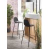 Lot de 2 tabourets de bar John noir 80cm