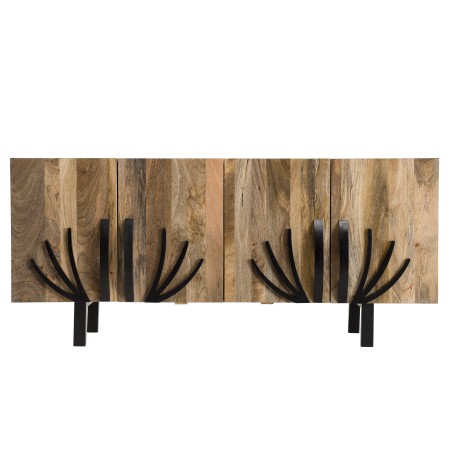 Buffet INDRA bois Manguier 177x45cm 4 portes