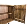 Buffet INDRA bois Manguier 177x45cm 4 portes