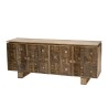 Buffet bois Manguier INDRA 177x45cm 4 portes