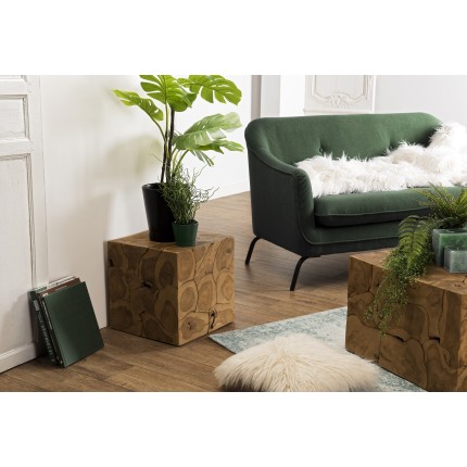 Table d'appoint SAM - Cube 40x40cm bois Teck