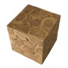 Table d'appoint SAM - Cube 40x40cm bois Teck