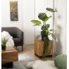 Table d'appoint carrée SAM bois Suar 38x38cm