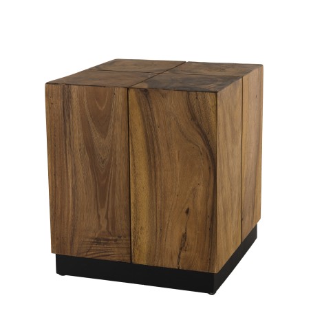 Table d'appoint carrée SAM bois Suar 38x38cm