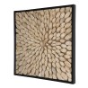 SAM - Square Wall Decoration 60x60cm Natural Teak Wood Branches
