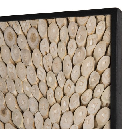 Décoration murale SAM branches bois Teck 100x40cm