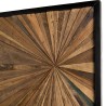 SAM - Rectangular Wall Decoration in Natural Recycled Teak