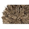 Décoration murale ronde bois flotté SAM 80x80cm