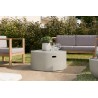 HECTOR Round Garden Coffee Table 80x80 cm Concrete - Buy Now