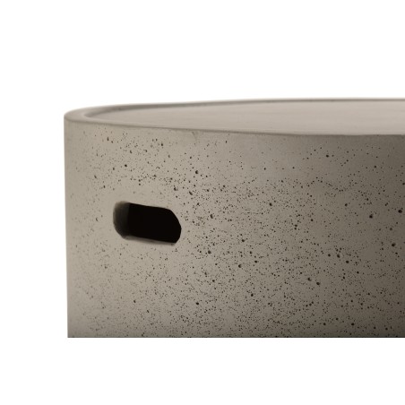 Table basse de jardin ronde HECTOR 80x80 cm béton