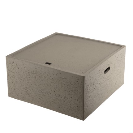 HECTOR Square Concrete Garden Coffee Table 68x68 cm - Protect from Frost