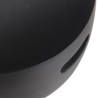 HECTOR Round Concrete Garden Side Table 43x43 cm Black