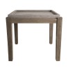Table d'appoint de jardin HECTOR en béton et bois Acacia