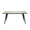 VICTOIRE Garden Table 4/6 People - 162x102 cm - Cement Tile Top