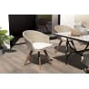 Chaise de jardin VICK en rotin synthétique - Naturelle
