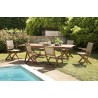 Salon de jardin VICTOIRE en bois 8/10 pers