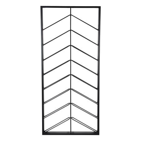 Étagère range-bouteilles HELENA 8 niveaux métal noir