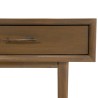 LARA Brown Console Table with 2 Drawers - Mindi Wood