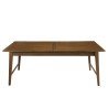 Table à manger LARA - Bois Mindi 200/240cm