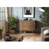 LARA 4-Drawer Chest in Mindi Wood - Elegant and Versatile