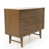 LARA 4-Drawer Chest in Mindi Wood - Elegant and Versatile