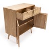RODRIGO Natural-Colored Sideboard with 2 Drawers and 2 Doors