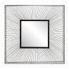 TOD - Square Black Metal Mirror 90x90cm