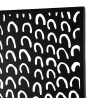 TOD - Rectangular Wall Decoration 64x70cm Black Metal