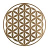 TOD - Round Metal Wall Decoration 95x95cm Golden Color