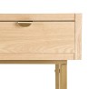 Console LAURA 2 tiroirs pieds métal doré