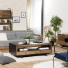 DANDY - Recycled Pine Coffee Table with Drawers and Niche