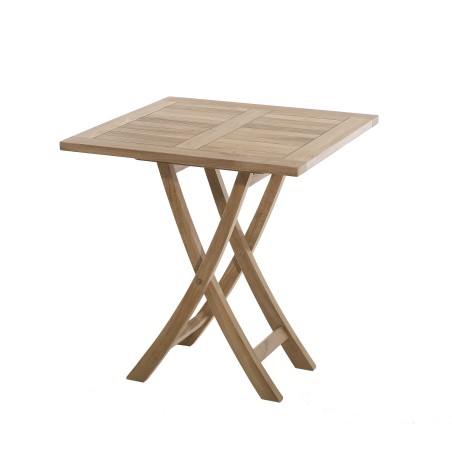 Salon de jardin en bois teck 2 pers - FUN