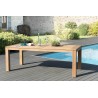 Teak Garden Furniture Set - KIM - 6/8 pers - Rectangular Table 220*100 cm