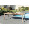 Teak Garden Furniture Set - KIM - 6/8 pers - Rectangular Table 220*100 cm
