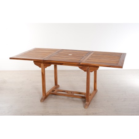 MAEVA Oiled Teak Wood Garden Furniture Set for 4/6 People