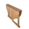 Ensemble de jardin en bois teck 4/6 pers - Table ronde et chaises