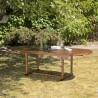 MAEVA Garden Table for 8/10 People - Extendable Oval Table 180/240x100cm