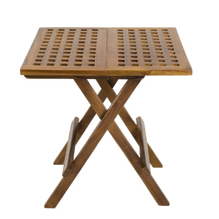MAEVA Square Garden Picnic Table 50x50cm - Oiled Teak Wood