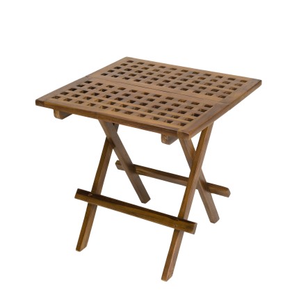 MAEVA Square Garden Picnic Table 50x50cm - Oiled Teak Wood
